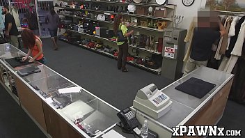 Fine ass chick gives herself to a big dicked pawnbroker