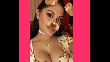 Sexy amateur Latina fucks and sucks two cocks