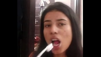 Kirti Swarnakar pissing in bathroom