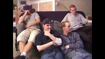 Four Curious Boys Gay Sex Orgy